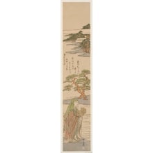 Japanischer Druck "A Chinese Sage" von Katsukawa Shunsho, 勝川春章 (Katsukawa Shunshō 勝川 春章)