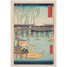 Japanese Print "Ryōgoku in the Eastern Capital (Tōto Ryōgoku)" by Utagawa Hiroshige, 歌川広重 (Utagawa Hiroshige I 歌川 広重)