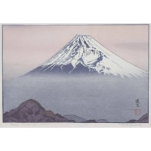 Japanese Print "From Katsuragiyama" by Yoshida Toshi, 吉田遠志 (Yoshida, Toshi)