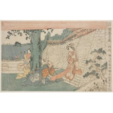Japanese Print "Scene From Act I" by Katsukawa Shunsen, 勝川春扇 (Katsukawa Shunsen 勝川 春扇)
