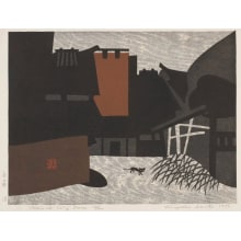 Japanischer Druck "Ancient City, Nara" von SAITO Kiyoshi