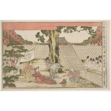 Estampe japonaise "Chushingura, Act I" par Utagawa Toyokuni I, 歌川豊国 (Utagawa Toyokuni I 歌川 豊国)