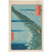 Japanischer Druck "Tango: Ama-No-Hashidate" von Utagawa Hiroshige, 歌川広重 (Utagawa Hiroshige I 歌川 広重)