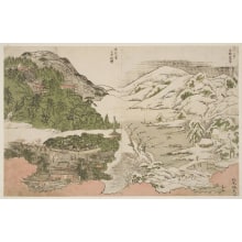 Kitao Masayoshi, 北尾政美 (Kitao MASAYOSHI)による浮世絵「Hira No Bosetsu Ni Mii No Bansho」