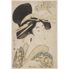 Estampe japonaise "Segawa of Matsuba-ya" par Kitagawa Utamaro, 喜多川歌麿 (Kitagawa Utamaro I 喜多川 歌麿)