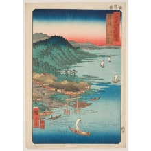 Japanischer Druck "Hitachi: The Kashima Grand Shrine" von Utagawa Hiroshige, 歌川広重 (Utagawa Hiroshige I 歌川 広重)