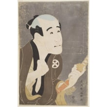 Japanischer Druck "Actor Ōtani Tokuji I as the Manservant Sodesuke" von Toshusai Sharaku, 東洲斎写楽 (Tōshūsai Sharaku 東洲斎 写楽)