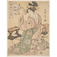 Chokosai Eisho, 鳥高斎栄昌 (Chōkōsai Eishō 鳥高斎 栄昌)による浮世絵「Shishi Gatsu」