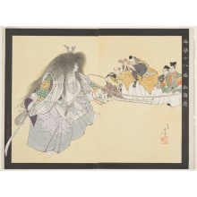Japanese Print "Meiyo Juhachi-Ban Funa Benkei" by Migita Toshihide, 右田年英 (Migita Toshihide)