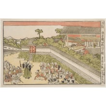 Estampe japonaise "Chushingura, Act Iv" par Utagawa Toyokuni I, 歌川豊国 (Utagawa Toyokuni I 歌川 豊国)