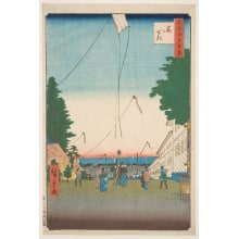 Japanese Print "Kasumigaseki" by Utagawa Hiroshige, 歌川広重 (Utagawa Hiroshige I 歌川 広重)