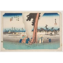 Japanese Print "Hamamatsu: Toko no Zu" by Utagawa Hiroshige, 歌川広重 (Utagawa Hiroshige I 歌川 広重)