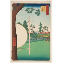 Estampe japonaise "Takata Riding Grounds (Takata no baba)" par Utagawa Hiroshige, 歌川広重 (Utagawa Hiroshige I 歌川 広重)