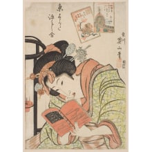 Kikugawa Eizan, 菊川英山 (Kikukawa Eizan 菊川 英山)による浮世絵「Momiji no ga」