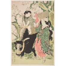 Kikugawa Eizan, 菊川英山 (Kikukawa Eizan 菊川 英山)による浮世絵「Fagot Gatherers」