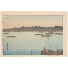 Japanese Print "Sumida River-Tokyo" by Yoshida Hiroshi, 吉田博 (Hiroshi Yoshida)