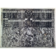 Estampe japonaise "Ichimura-za Kaomise Banzuke For 1765" par Torii Kiyomitsu, 鳥居清満 (Torii Kiyomitsu)