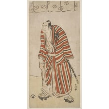 Japanese Print "Nakamura Nakazo I in an Unidentified Role" by Katsukawa Shunko, 勝川春好 (Shunkō Katsukawa)