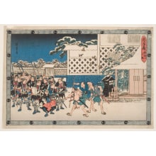 Japanese Print "Act XI, Scene IV" by Utagawa Hiroshige, 歌川広重 (Utagawa Hiroshige I 歌川 広重)