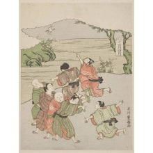 Japanese Print "The Fourth Month" by Ishikawa Toyomasa, 石川豊雅 (Ishikawa Toyomasa)