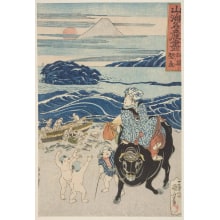Estampe japonaise "Sagami: Katsuo" par Utagawa Kuniyoshi, 歌川国芳 (Utagawa Kuniyoshi 歌川 国芳)