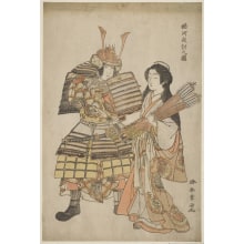 Japanischer Druck "The Night Attack at Horikawa" von Katsukawa Shunsho, 勝川春章 (Katsukawa Shunshō 勝川 春章)