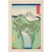 Utagawa Hiroshige, 歌川広重 (Utagawa Hiroshige I 歌川 広重)による浮世絵「In the Mountains of Izu Province (Izu no sanchū)」