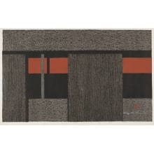 Japanischer Druck "Wall of Kyoto (B)" von SAITO Kiyoshi