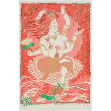 Japanese Print "Goddess of Love" by Mayumi Oda