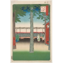 Utagawa Hiroshige, 歌川広重 (Utagawa Hiroshige I 歌川 広重)による浮世絵「Dawn at Kanda Myōjin Shrine (Kanda Myōjin akebono no kei)」