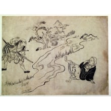 Okumura Masanobu, 奥村政信 (Okumura Masanobu 奥村 政信)创作的日本版画《See it in My Eye》