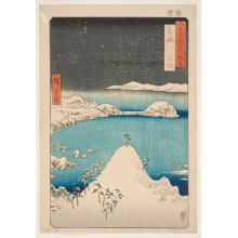 Utagawa Hiroshige, 歌川広重 (Utagawa Hiroshige I 歌川 広重)による浮世絵「Iki Province: Shisa」