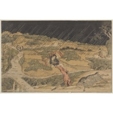 Japanischer Druck "Scene From The Fifth Act Of The Chushingura Drama" von Unknown, 無款