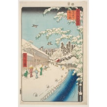 Utagawa Hiroshige, 歌川広重 (Utagawa Hiroshige I 歌川 広重)による浮世絵「Atagoshita and Yabu Lane (Atagoshita Yabukōji)」