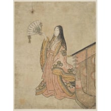 Japanischer Druck "Sorori-Hime" von Katsukawa Shunsho, 勝川春章 (Katsukawa Shunshō 勝川 春章)