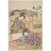 Torii Kiyonaga, 鳥居清長 (Torii Kiyonaga)による浮世絵「The No Class」
