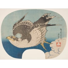 Estampe japonaise "A Hawk in Flight" par Katsushika Hokusai, 葛飾北斎 (Katsushika Hokusai 葛飾 北斎)