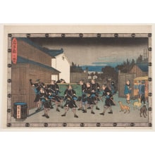 Japanese Print "Scene From Act X" by Utagawa Hiroshige, 歌川広重 (Utagawa Hiroshige I 歌川 広重)
