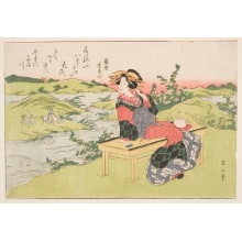 Kikugawa Eizan, 菊川英山 (Kikukawa Eizan 菊川 英山)による浮世絵「Ide No Tamagawa」