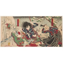 Toyohara Chikanobu, 豊原周延 (Toyohara Chikanobu)による浮世絵「Scene From Suikoden」