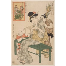 Kikugawa Eizan, 菊川英山 (Kikukawa Eizan 菊川 英山)による浮世絵「A Fair Japanese Kuan Yu」