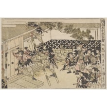 Japanischer Druck "Chushingura, Act Xi" von Utagawa Toyokuni I, 歌川豊国 (Utagawa Toyokuni I 歌川 豊国)