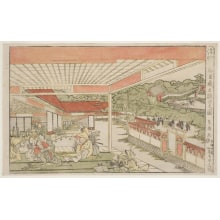 Estampe japonaise "Chushingura, Act Iii" par Utagawa Toyokuni I, 歌川豊国 (Utagawa Toyokuni I 歌川 豊国)