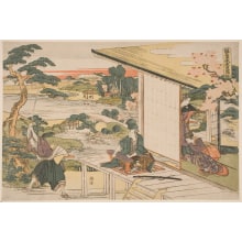 Estampe japonaise "Act II (Nidanme)" par Katsushika Hokusai, 葛飾北斎 (Katsushika Hokusai 葛飾 北斎)