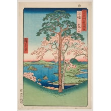 Japanese Print "Inaba: Kajikoyama" by Utagawa Hiroshige, 歌川広重 (Utagawa Hiroshige I 歌川 広重)