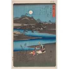 Japanese Print "The Toi No Tamagawa in Settsu Province" by Utagawa Hiroshige, 歌川広重 (Utagawa Hiroshige I 歌川 広重)