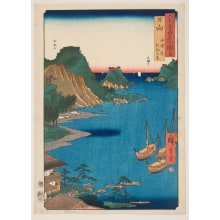 Unknown, 無款による浮世絵「Hyuga Province: Abursatsu Port, Obi Oshima」