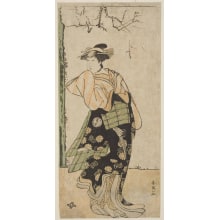 Japanischer Druck "Segawa Kikunojo III in an Unidentified Role" von Katsukawa Shun'ei, 勝川春英 (Katsukawa Shunei)