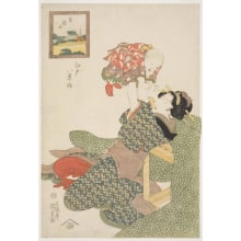 Estampe japonaise "Woman with baby" par Utagawa Kuniyoshi, 歌川国芳 (Utagawa Kuniyoshi 歌川 国芳)