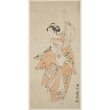 Japanischer Druck "The Actor Segawa Kikunojō II" von Utagawa Toyoharu, 歌川豊春 (Utagawa Toyoharu 歌川 豊春)